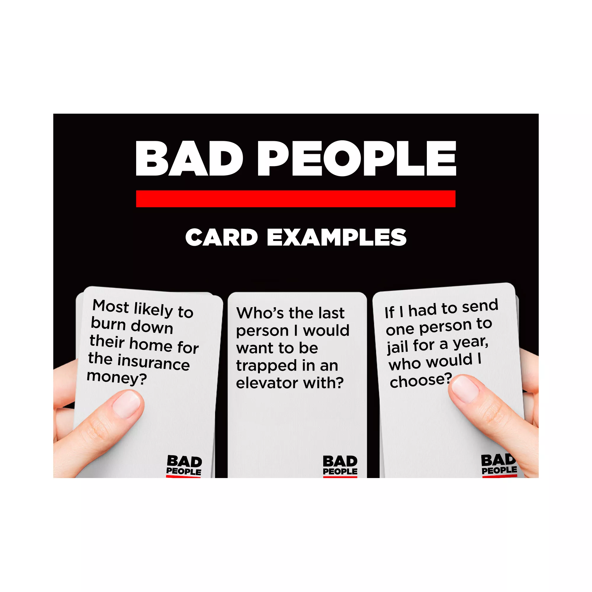 Bad People After Dark Card Game at Spencer's