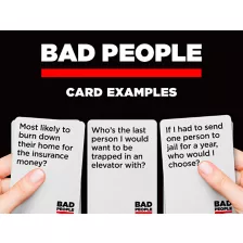 Bad People After Dark Card Game at Spencer's