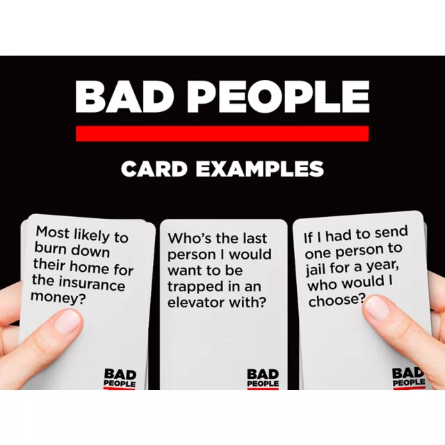 Bad People After Dark Card Game at Spencer's
