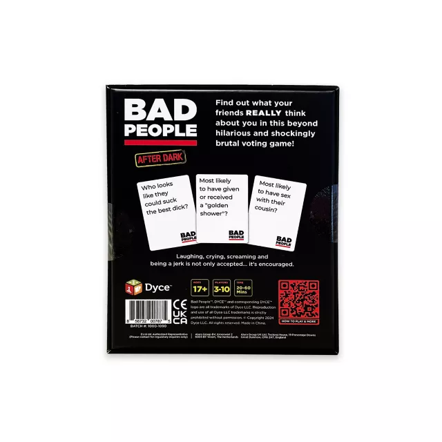 Bad People After Dark Card Game at Spencer's