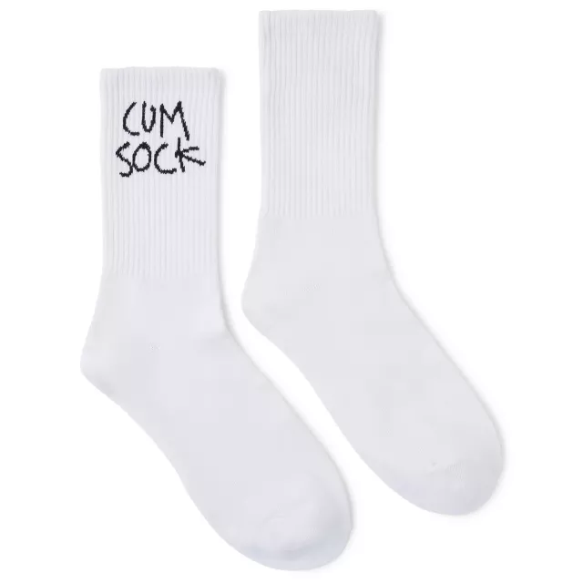 Cum Sock Crew Socks at Spencer's