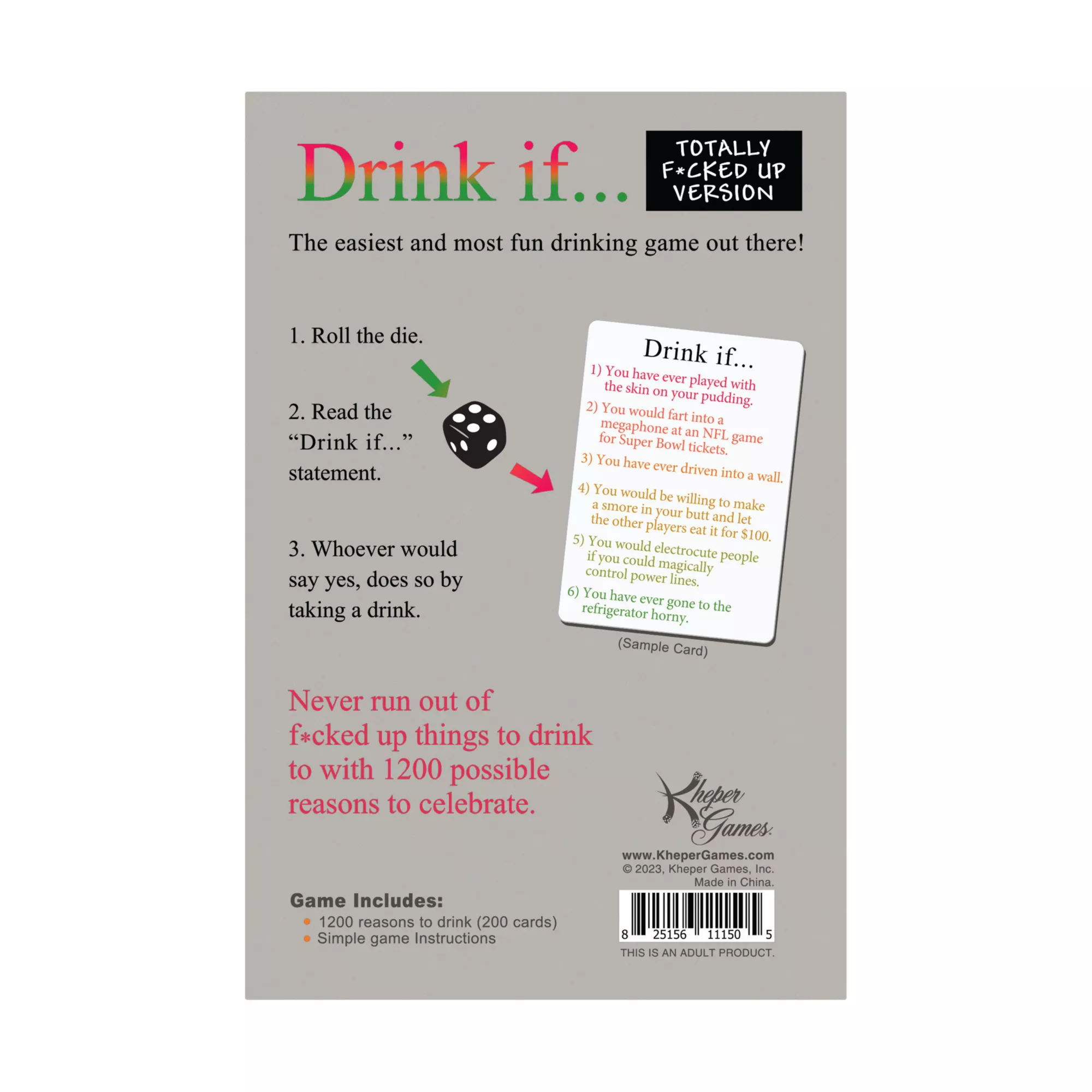 Drink If... Card Game: Totally F*cked Up Edition at Spencer's