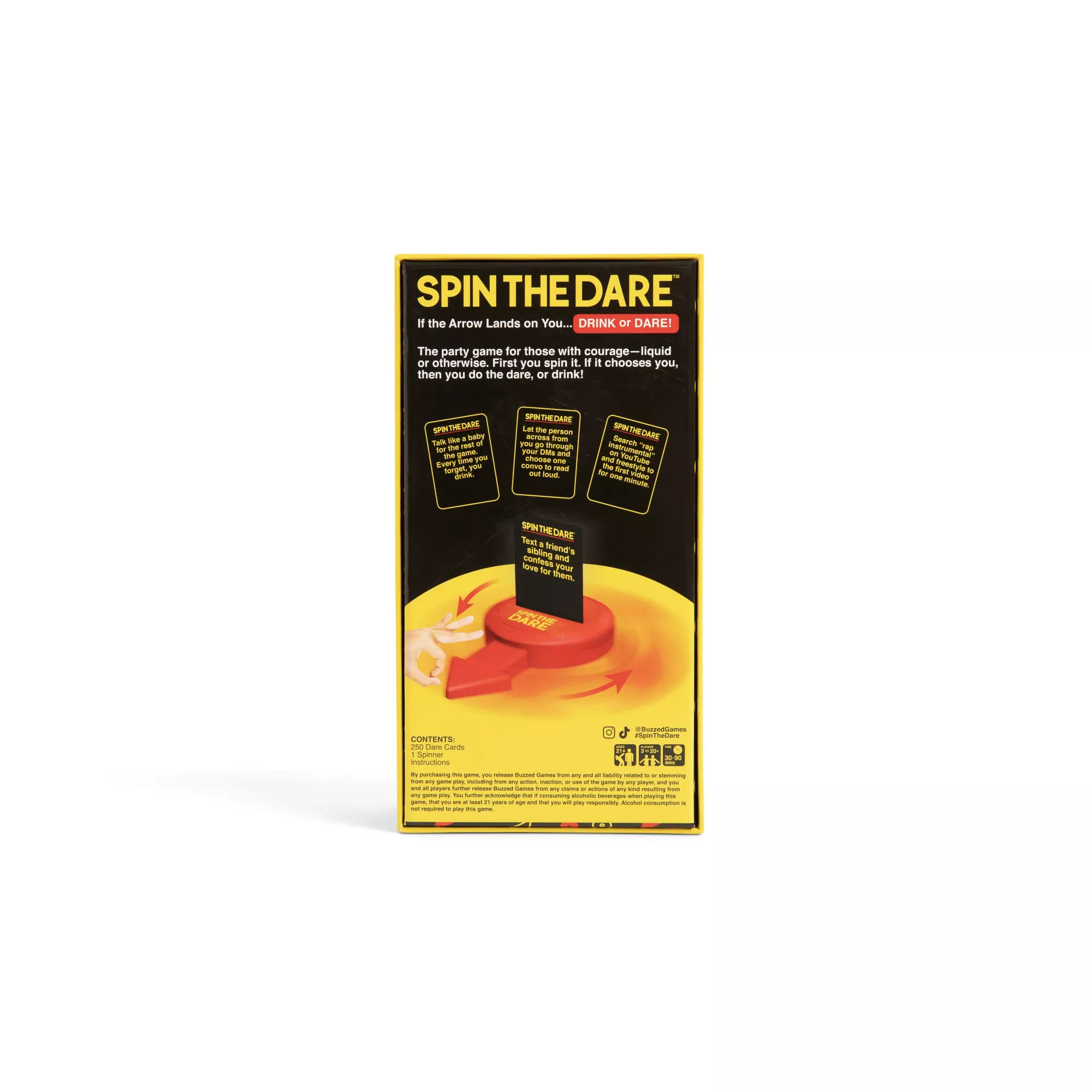 Spin the Dare Drinking Game at Spencer's