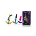Trippy Trio Multi-Color Butt Plug Set 3 Pack - Hott Love Extreme at Spencer's