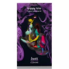 Trippy Trio Multi-Color Butt Plug Set 3 Pack - Hott Love Extreme at Spencer's
