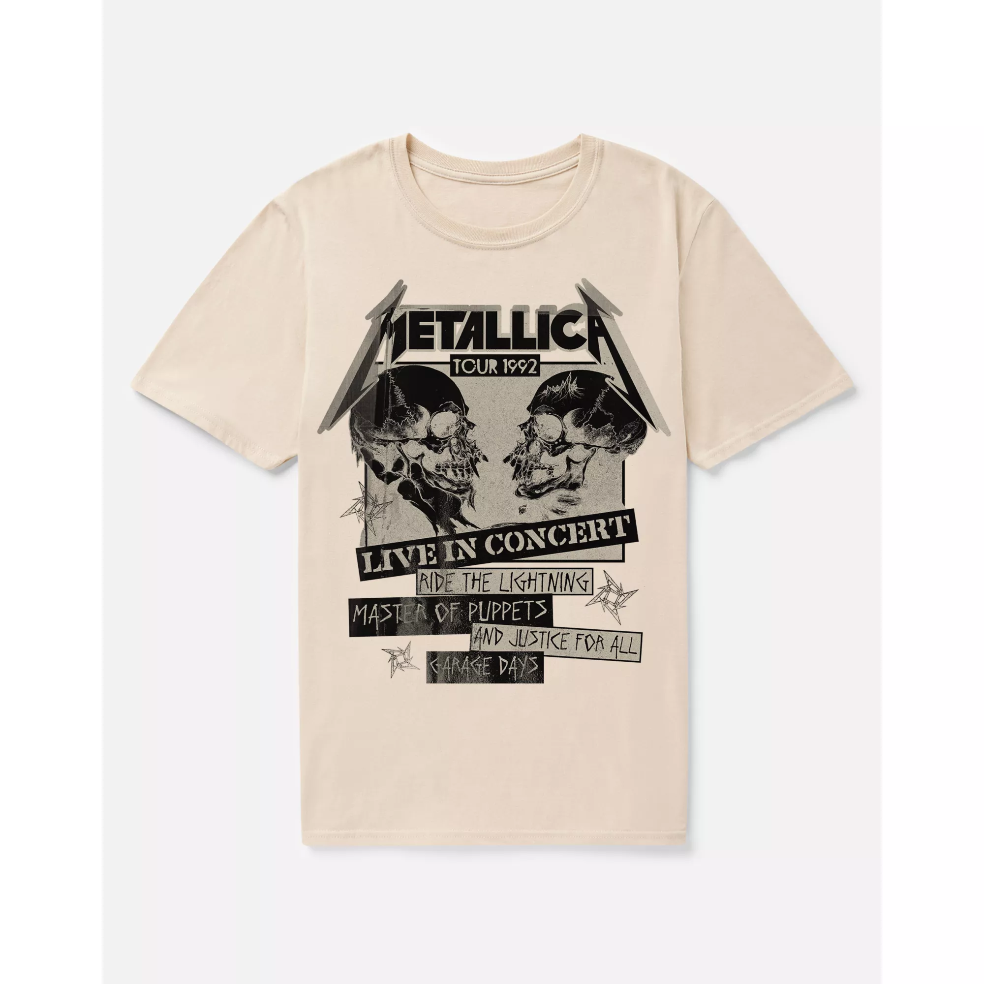 Metallica Live in Concert T Shirt at Spencer's
