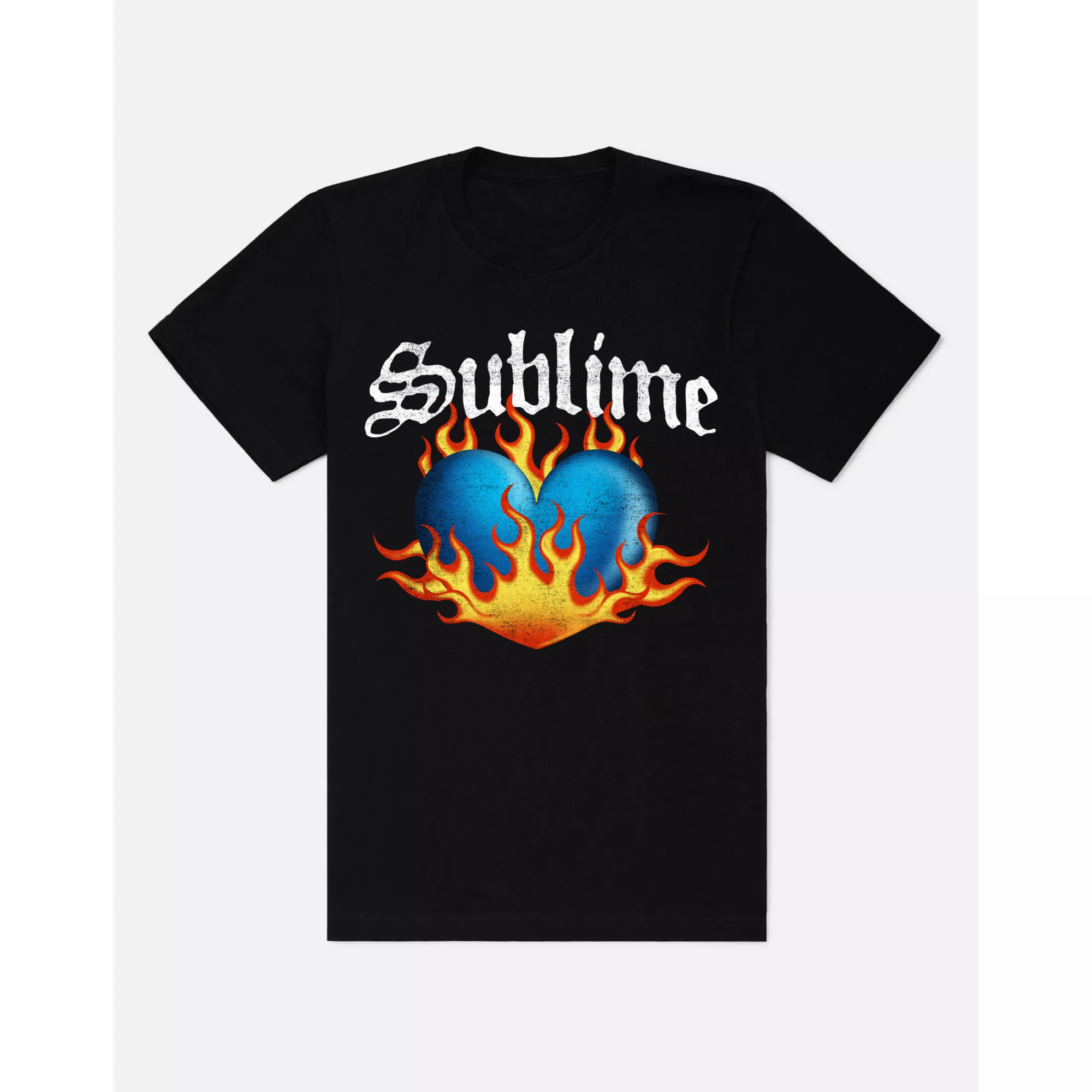 Sublime Fire Heart T Shirt at Spencer's