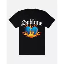 Sublime Fire Heart T Shirt at Spencer's