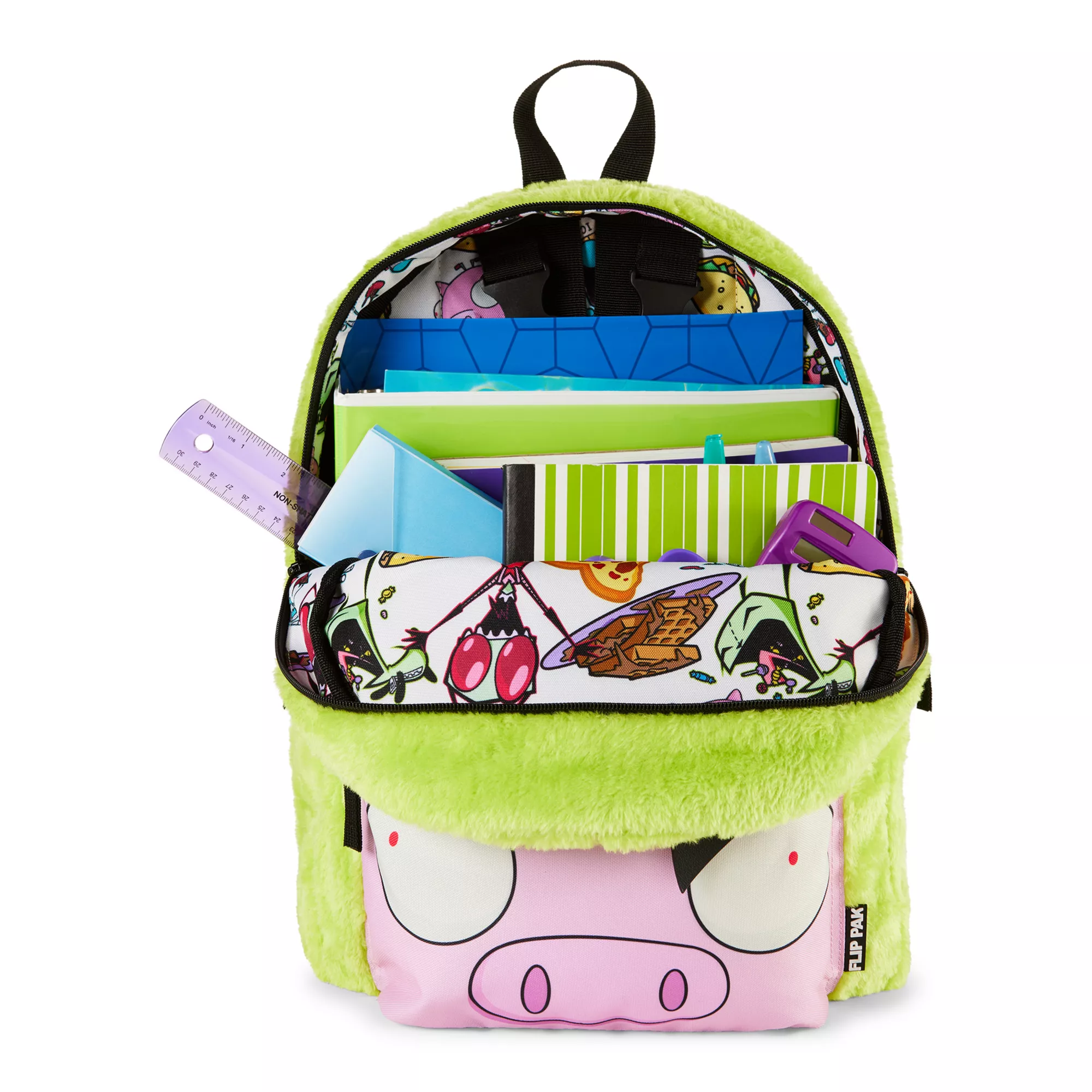 Gir Pig Munchies Interior Reversible Backpack - Invader Zim at Spencer's