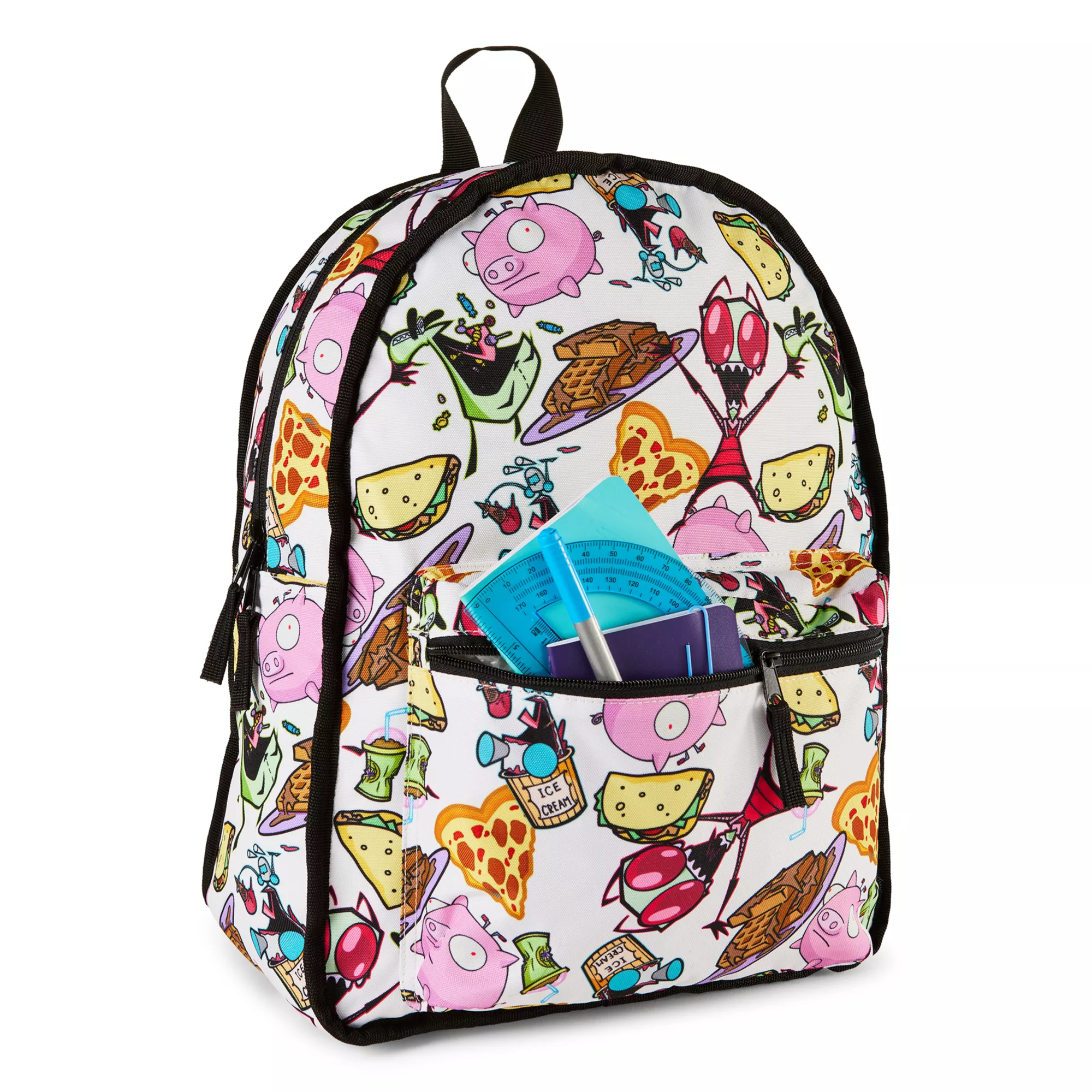 Gir Pig Munchies Interior Reversible Backpack - Invader Zim at Spencer's