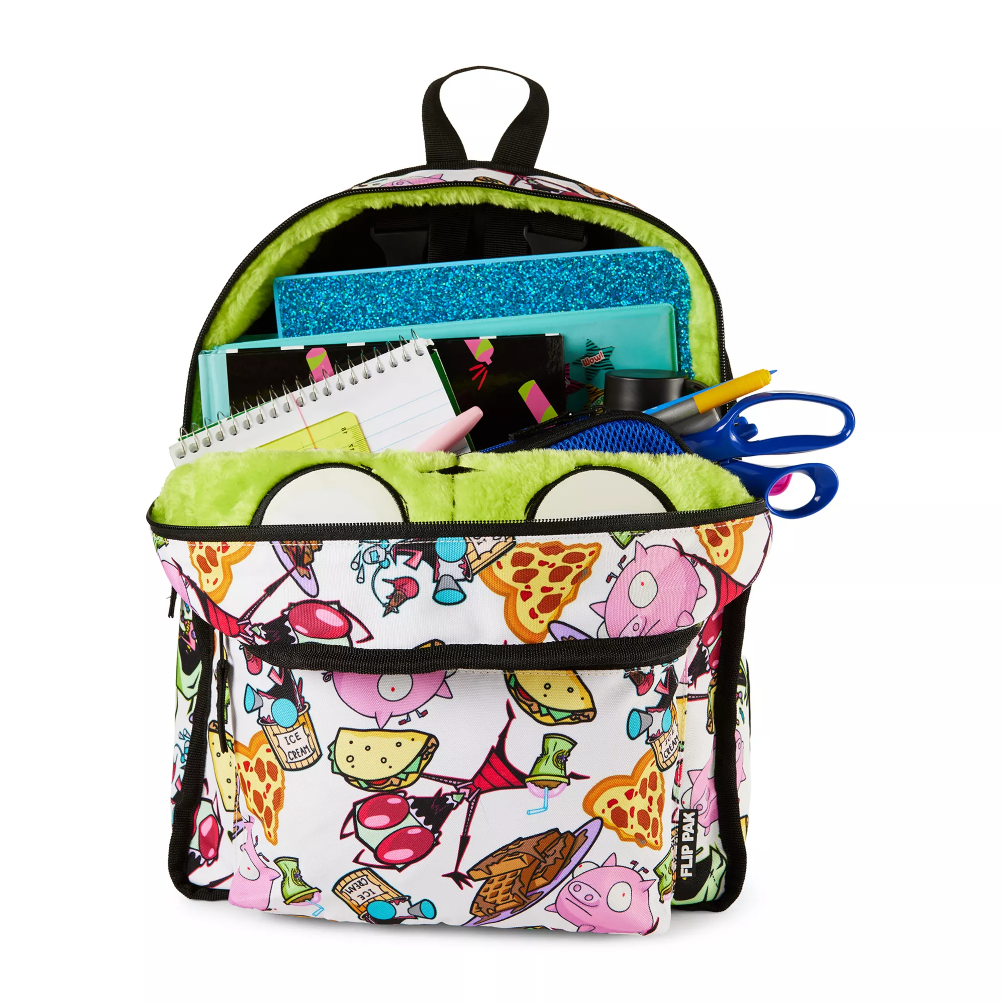 Gir Pig Munchies Interior Reversible Backpack - Invader Zim at Spencer's