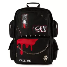 Ghost Face Built Up Backpack at Spencer's