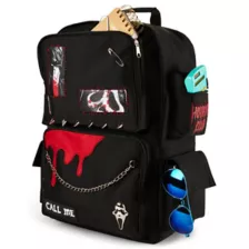 Ghost Face Built Up Backpack at Spencer's