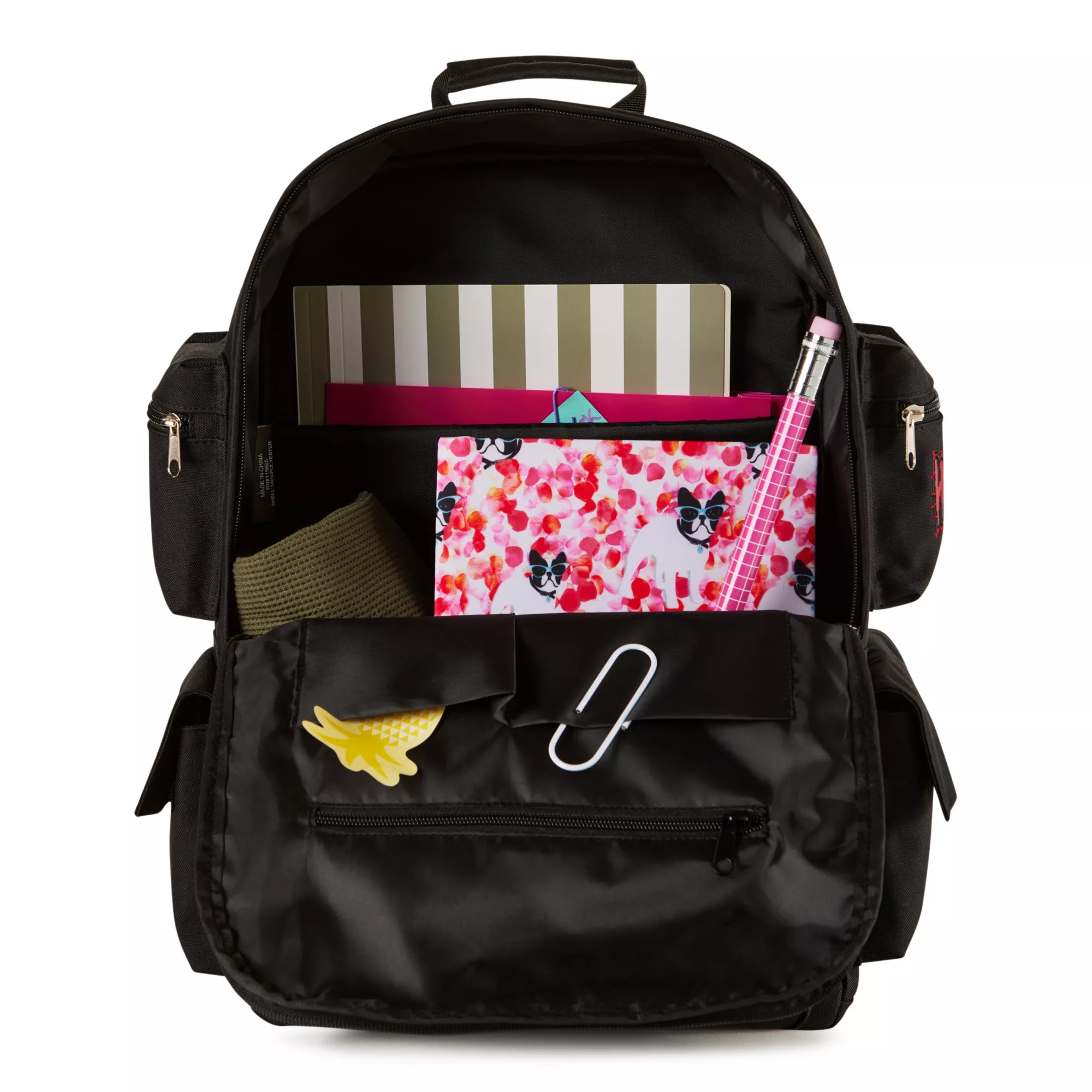 Ghost Face Built Up Backpack at Spencer's