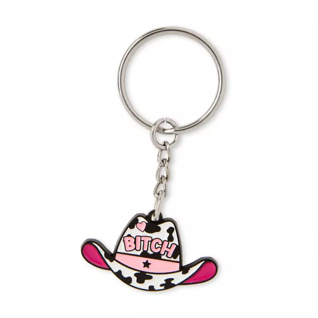 Bad Bitch Keychain Set - 2 Pair at Spencer's