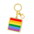 Rainbow Pride Flag Keychain at Spencer's