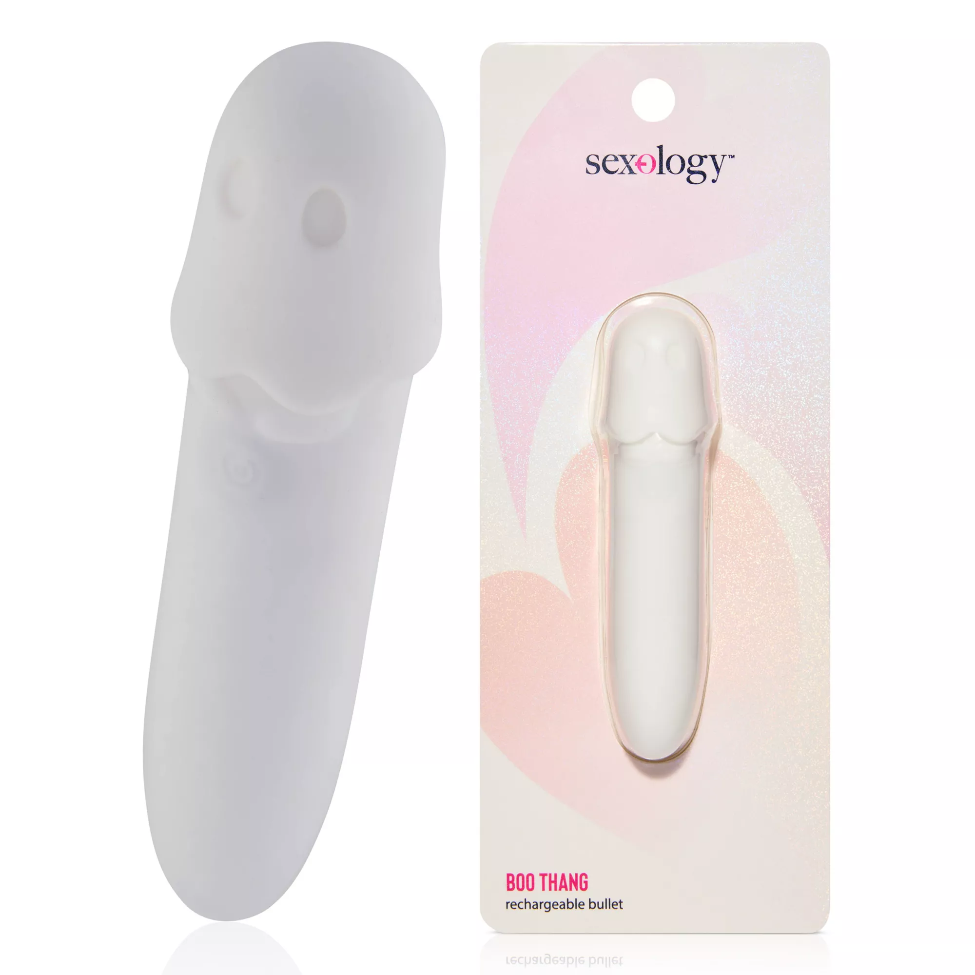 Boo Thang 10-Function Rechargeable Bullet Vibrator  5.3 Inch - Sexology at Spencer's