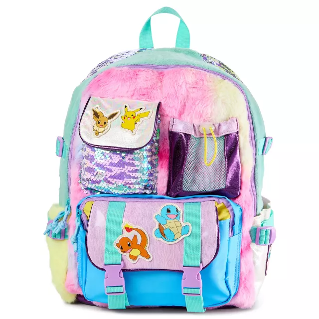 Fuzzy Pokémon Pastel Backpack at Spencer's