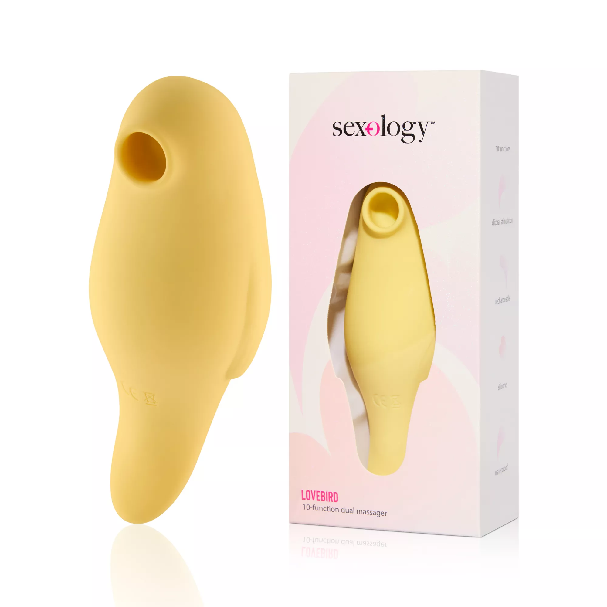Sexology Parakeet Dual Clitoral Massager at Spencer's