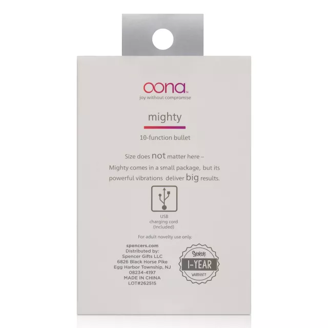 Oona Mighty Bullet Vibrator at Spencer's