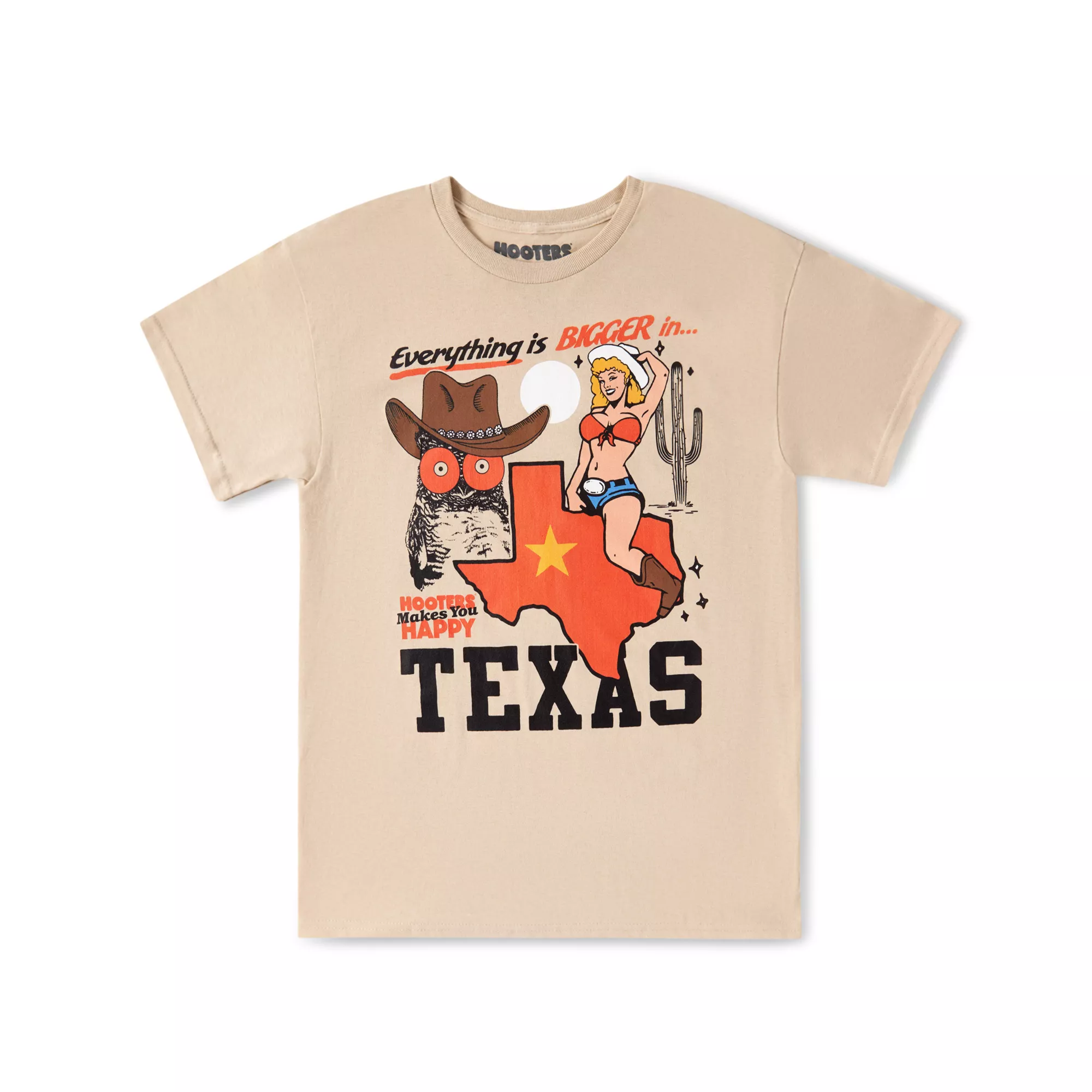 Bigger In Texas Hooters T Shirt at Spencer's