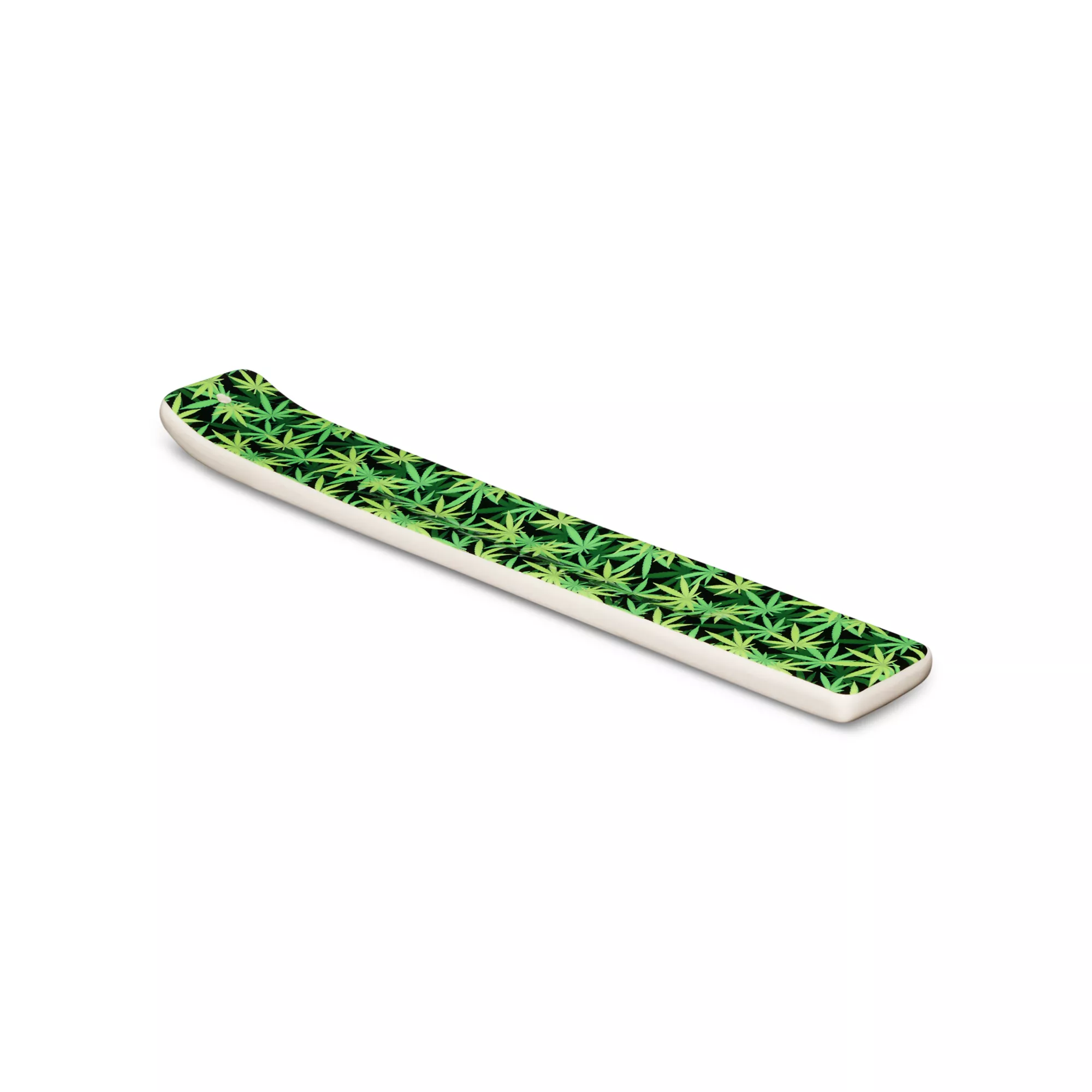 Weed Leaf Flat Incense Burner at Spencer's
