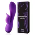 Love Language Rabbit Vibrator at Spencer's