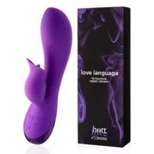 Love Language Rabbit Vibrator at Spencer's