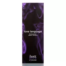 Love Language Rabbit Vibrator at Spencer's