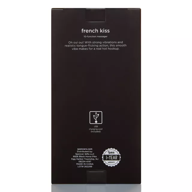 French Kiss Tongue Flicking Massager at Spencer's