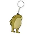 Kiss My Butt Toad Keychain at Spencer's