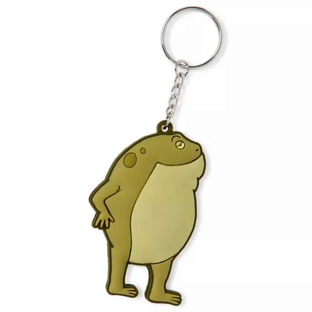 Kiss My Butt Toad Keychain at Spencer's
