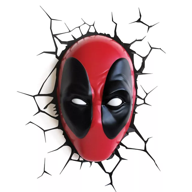 Deadpool Mask 3D Deco Light at Spencer's