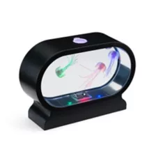 Light-Up Mini Oval Jellyfish Lamp at Spencer's