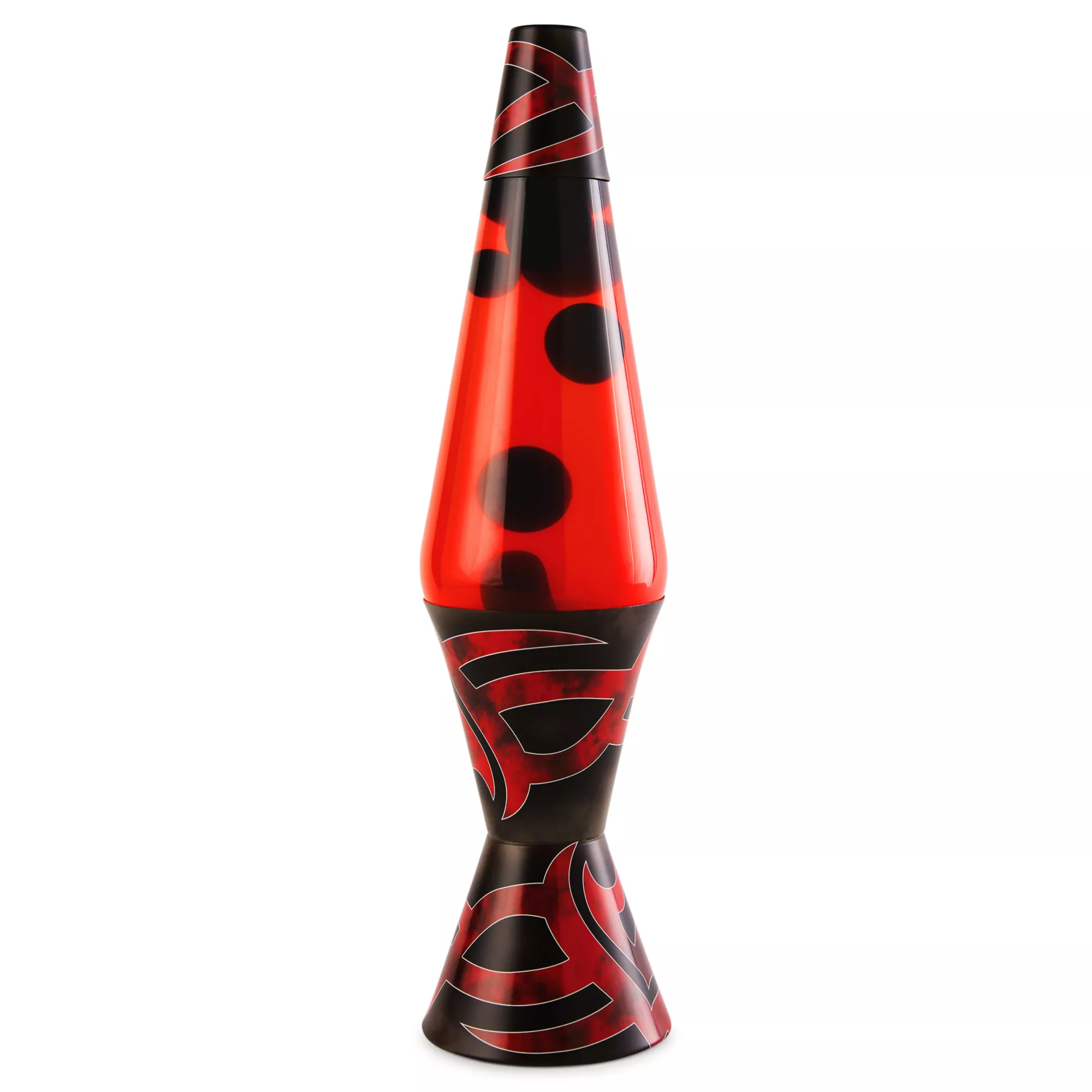17 Inch Black and Red Tribal Lava Lamp at Spencer's