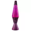 17 Inch Tickled Pink Glitter Lava Lamp at Spencer's