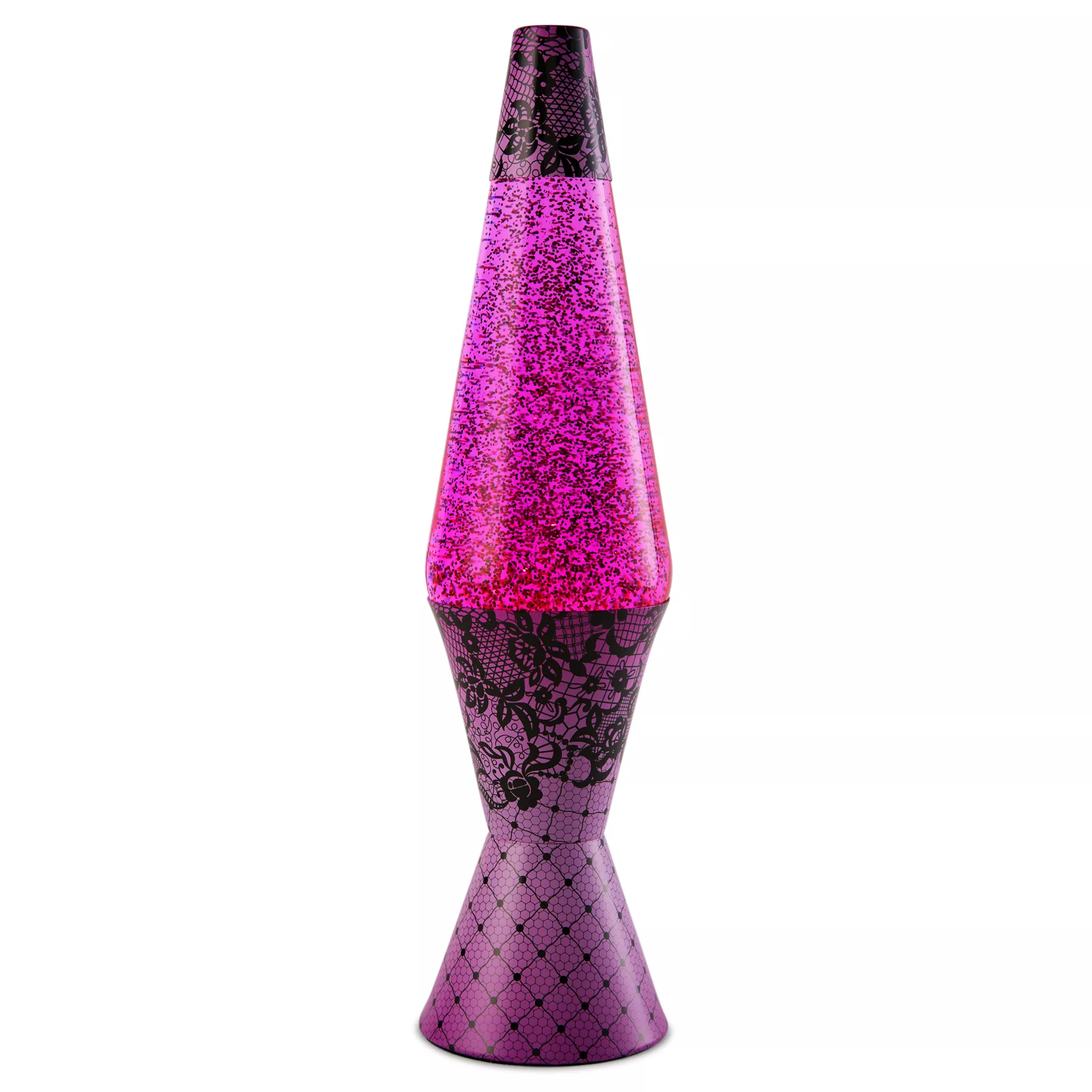 17 Inch Tickled Pink Glitter Lava Lamp