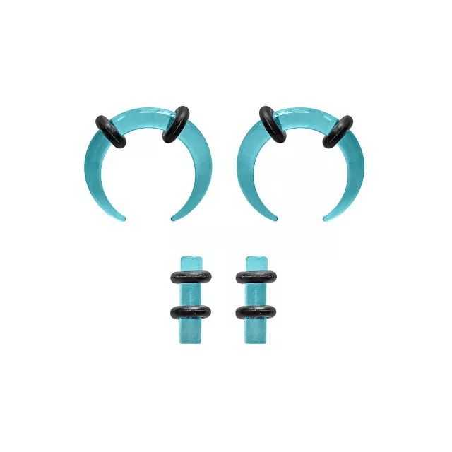 Multi-Pack Glow in the Dark Teal Pinchers and Plugs - 2 Pair