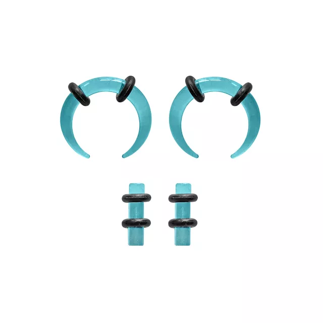 Multi-Pack Glow in the Dark Teal Pinchers and Plugs - 2 Pair