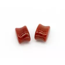 Carnelian Stone Oval Plugs at Spencer's