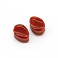 Carnelian Stone Oval Plugs at Spencer's