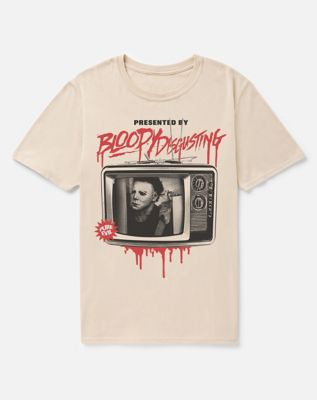 Halloween x Bloody Disgusting TV Guide T Shirt