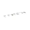 Multi-Pack CZ Dangle Moon L-Bend Nose Ring 6 Pack - 20 Gauge at Spencer's