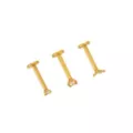 Multi-Pack CZ Goldtone Butterfly Tragus Cartilage Earrings 3 Pack - 16 Gauge at Spencer's