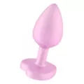 True Love Pink Gem Heart Metal Butt Plug 2.7 Inch - Hott Love at Spencer's