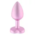 True Love Pink Gem Heart Metal Butt Plug 2.7 Inch - Hott Love at Spencer's