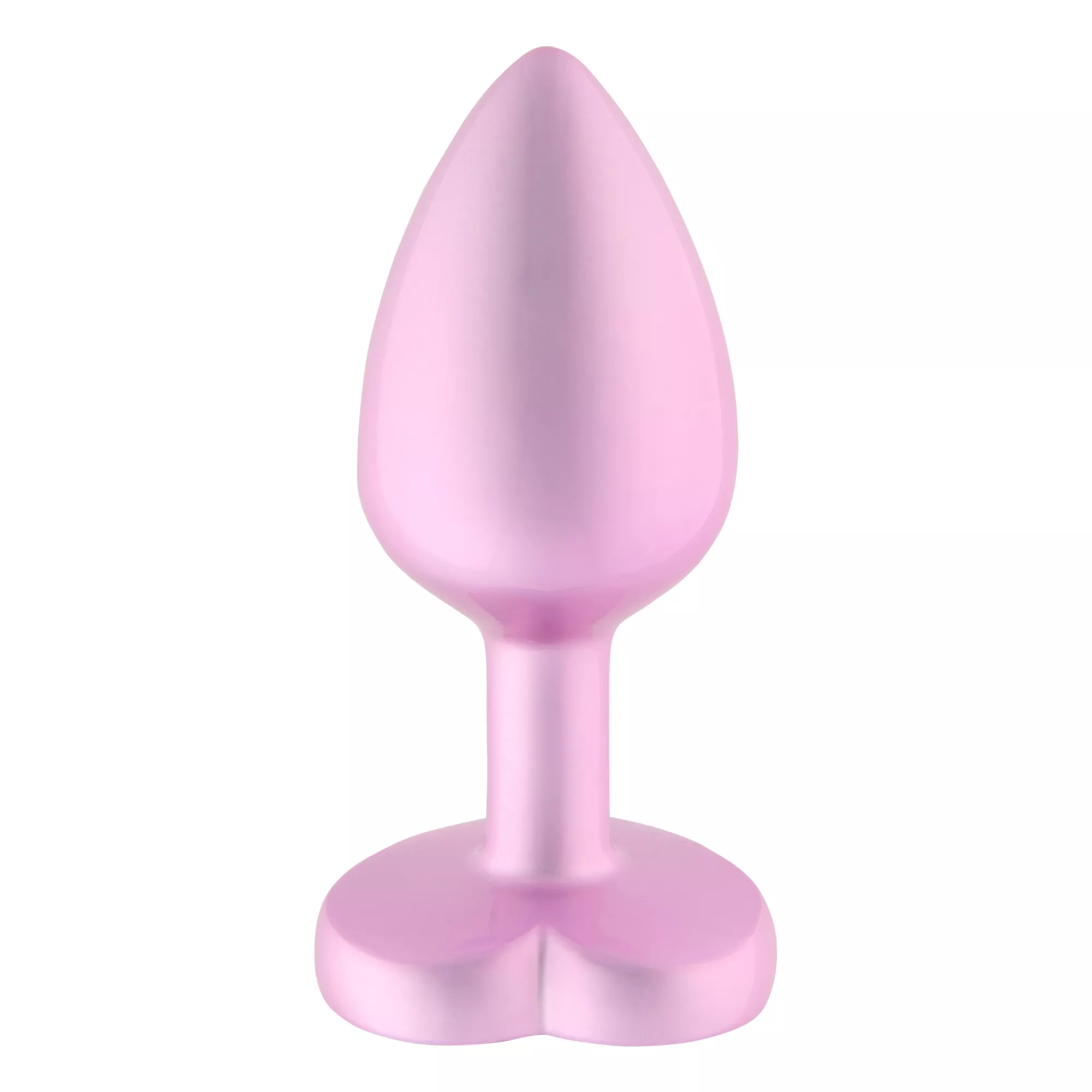 True Love Pink Gem Heart Metal Butt Plug 2.7 Inch - Hott Love at Spencer's