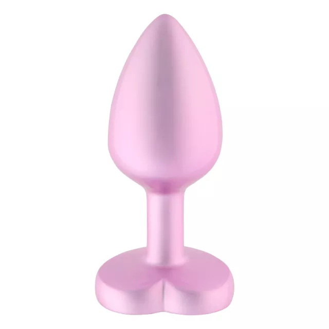 True Love Pink Gem Heart Metal Butt Plug 2.7 Inch - Hott Love at Spencer's