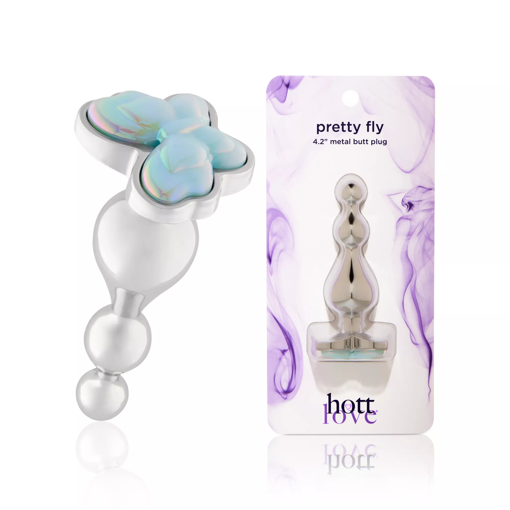 Hott Love Pretty Fly Butterfly Metal Butt Plug at Spencer's