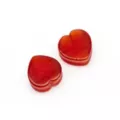 Red Heart Quartz Stone Plugs - 1 Inch at Spencer's